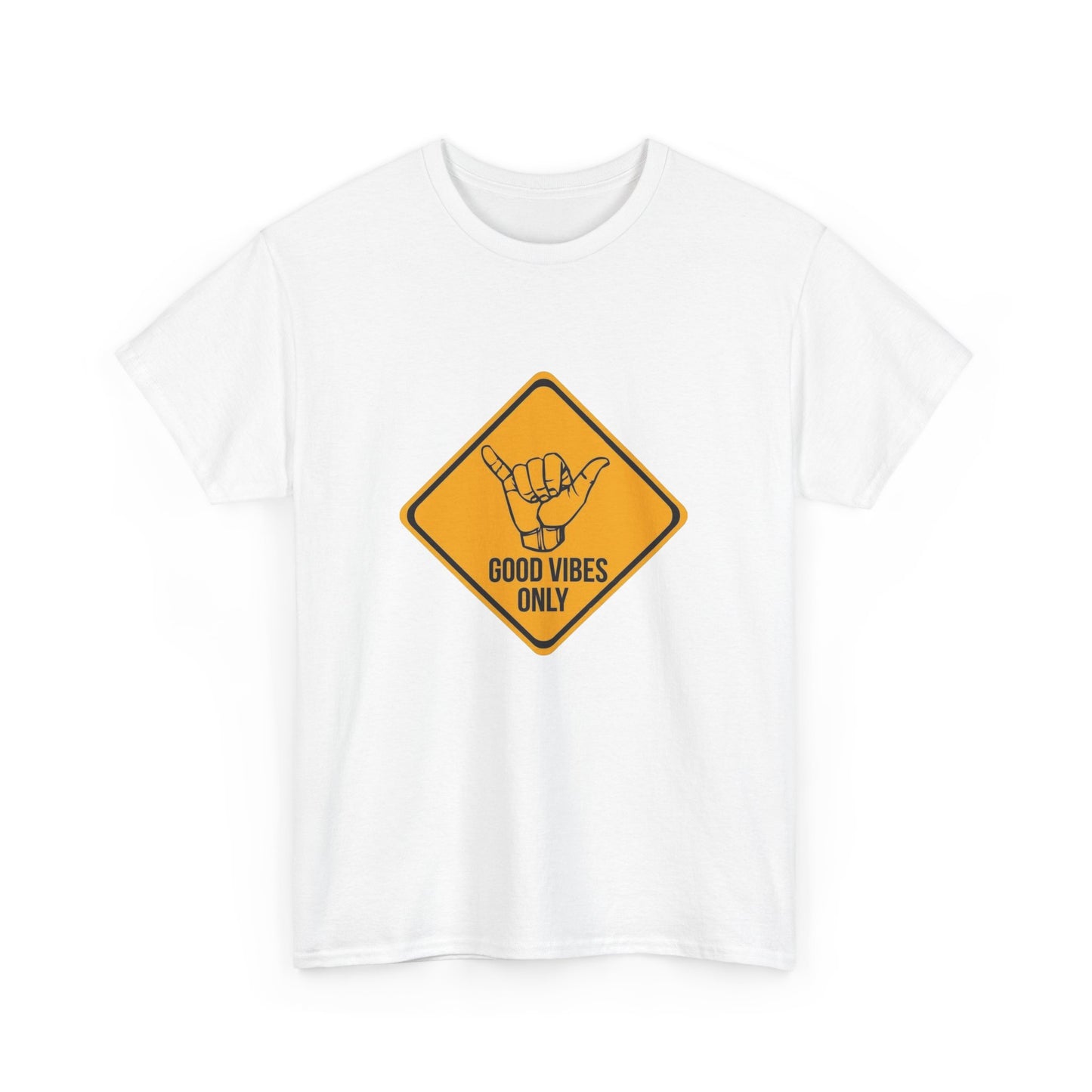 Good Vibes Only Cotton Tee, Positive Energy Shirt, Casual Wear, Summer Tee, Gift for Friends, Beach Day Shirt