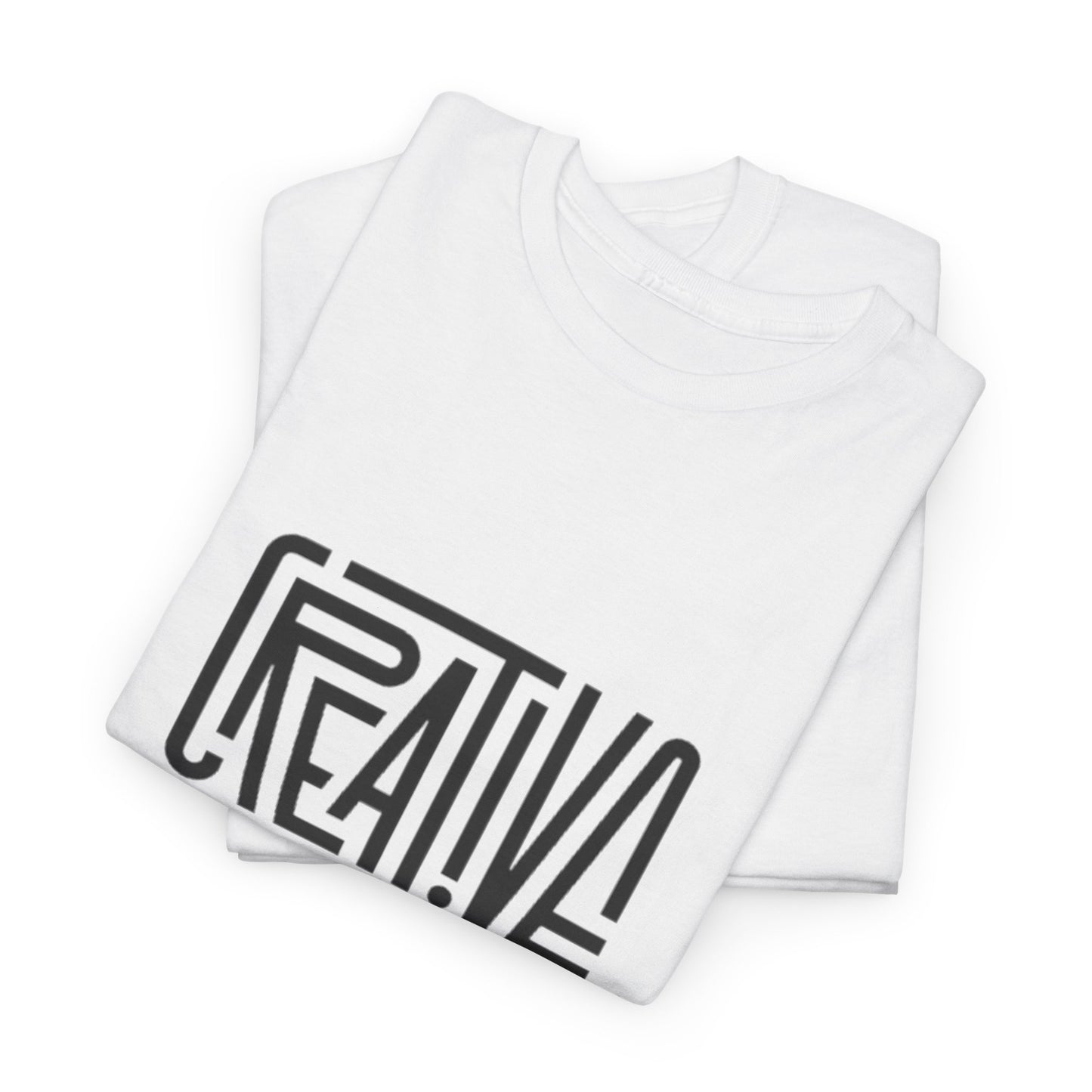 Creative Vibes Heavy Cotton Tee, Artistic T-Shirt for Creatives, Gift for Artists, Daily Wear, Inspiration Tee