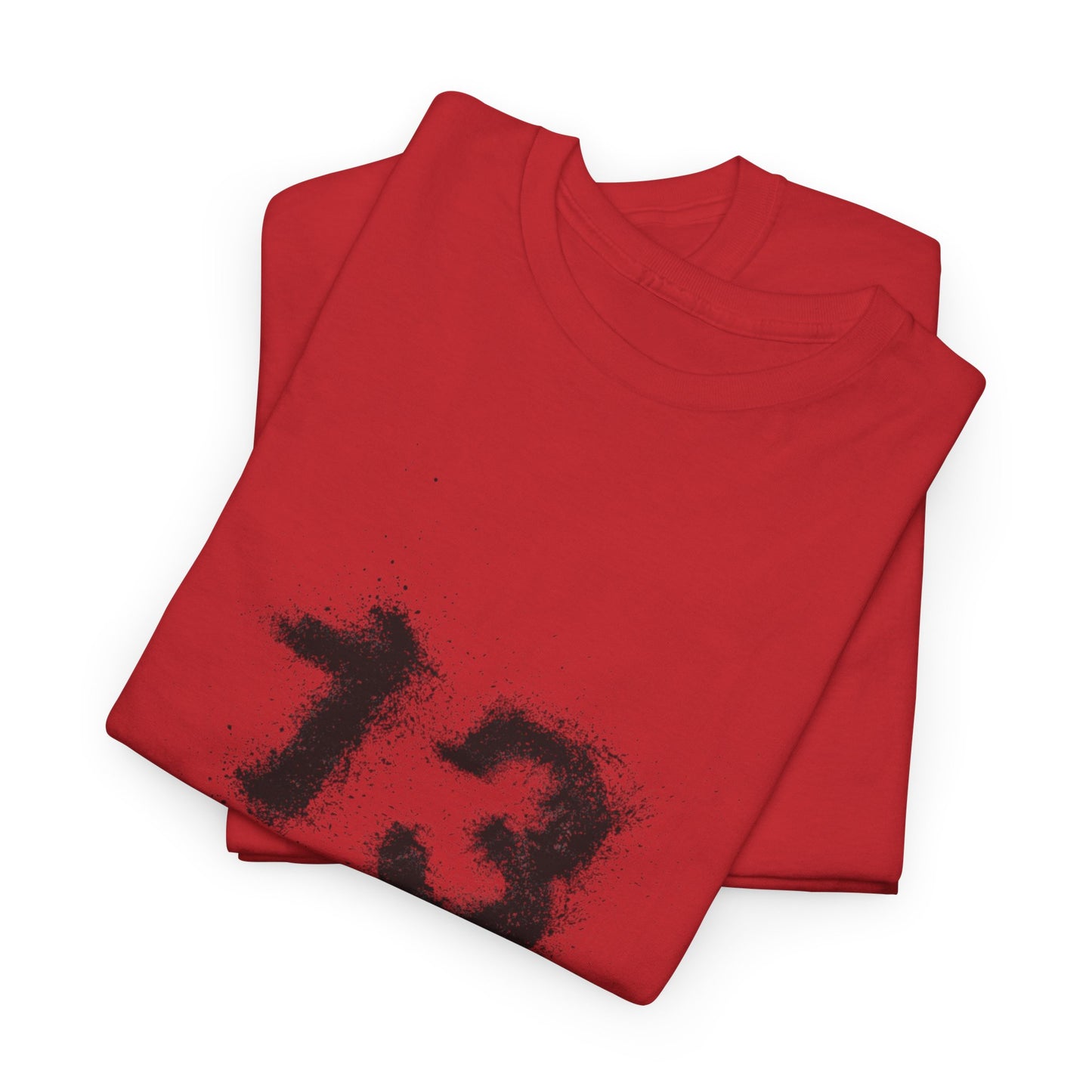 Heavy Cotton Tee with Graphic 13 - Trendy Streetwear, Casual Wear, Gift for Fans, Halloween Apparel, Unique Graphic Tee