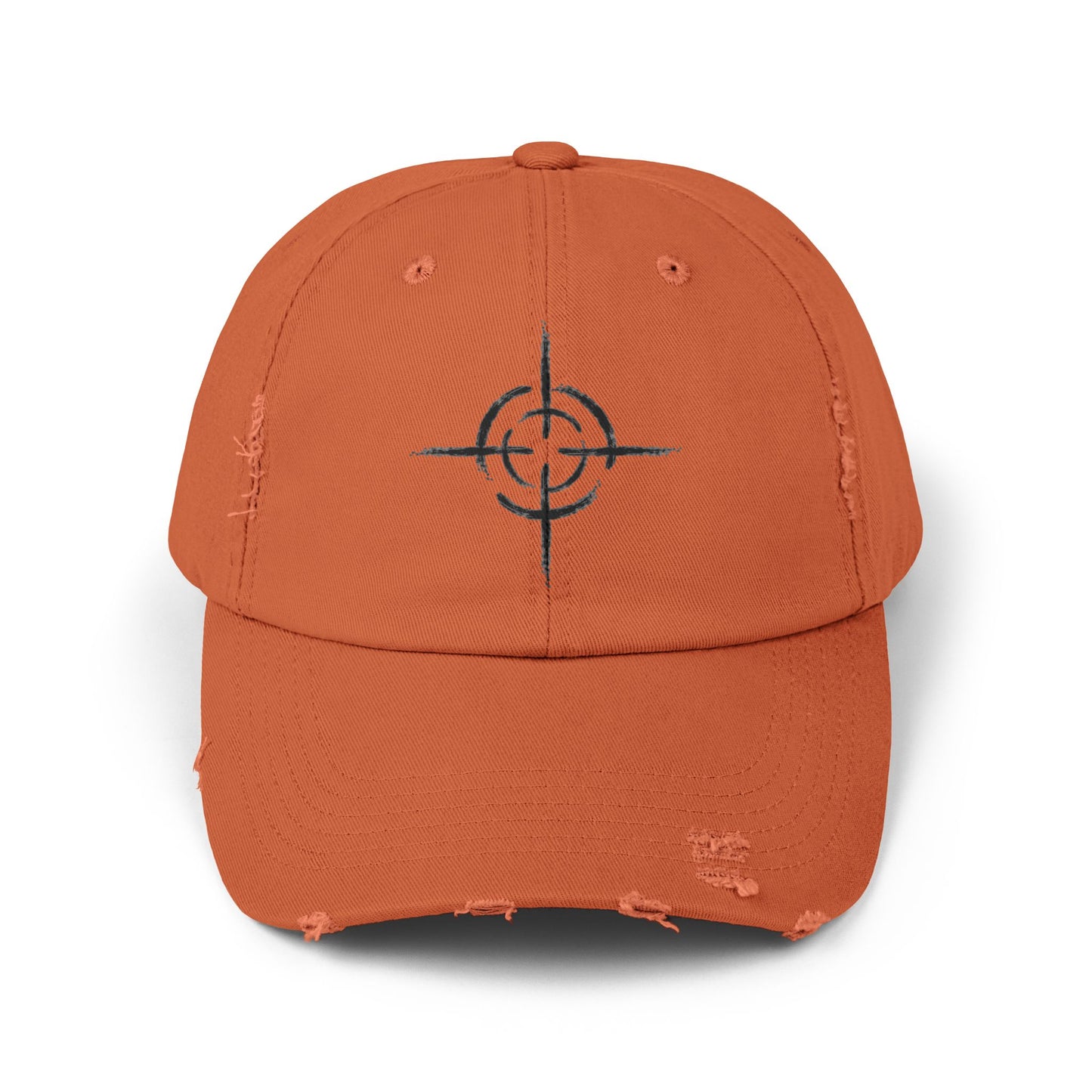 Distressed Unisex Cap with Target Design, Casual Hat, Gift for Him or Her, Trendy Accessory, Summer Vibes