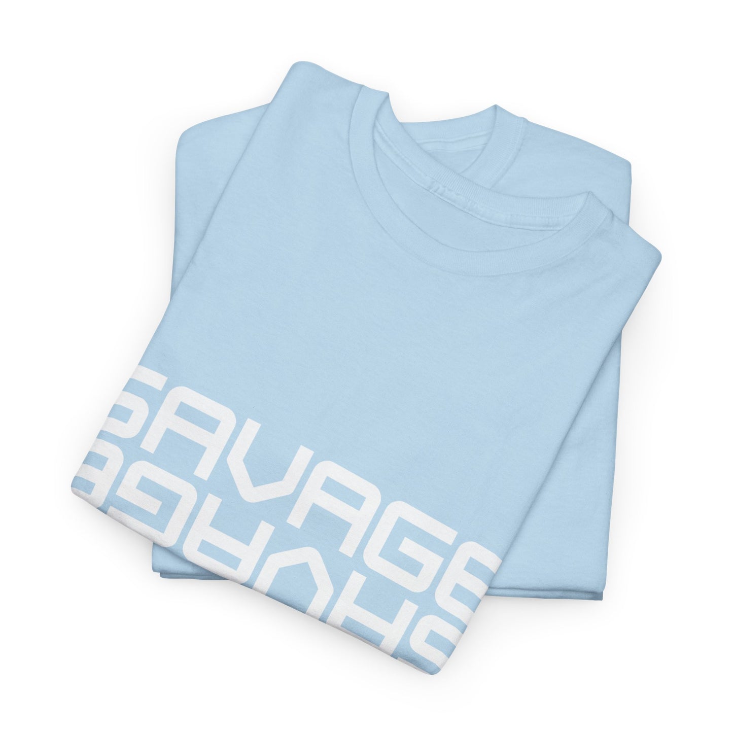 Savage Graphic Heavy Cotton Tee | Casual Streetwear, Motivational Wear, Birthday Gift, Trendy Apparel, Self-Expression T-Shirt