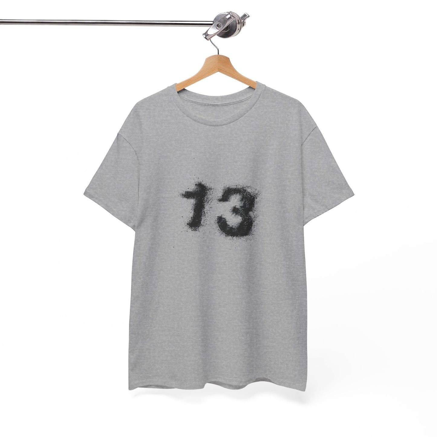 Heavy Cotton Tee with Graphic 13 - Trendy Streetwear, Casual Wear, Gift for Fans, Halloween Apparel, Unique Graphic Tee