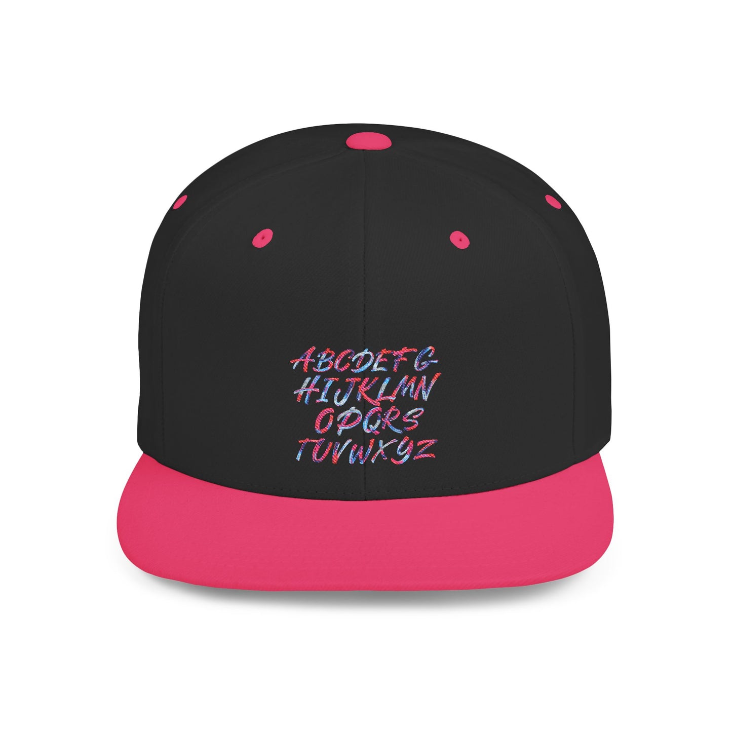 Trendy Flat Bill Snapback Hat, Casual Streetwear Cap, Hip Hop Accessory, Unisex Headwear, Perfect for Festivals and Everyday Style