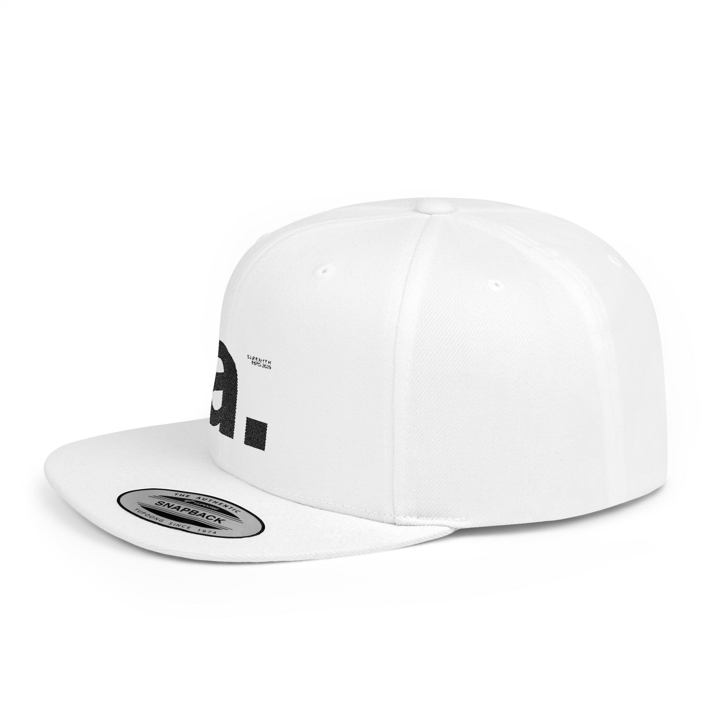 Minimalist Flat Bill Snapback Cap, Casual Style Hat for Everyday Wear, Urban Fashion, Gift for Him or Her, Perfect for Festivals,