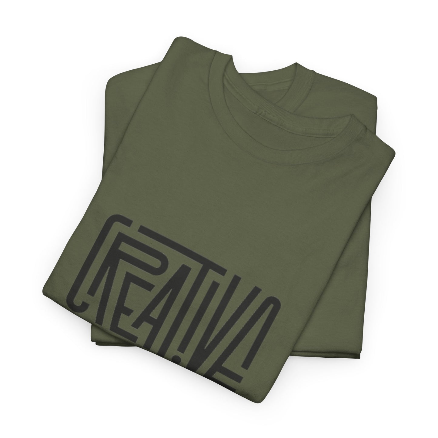 Creative Vibes Heavy Cotton Tee, Artistic T-Shirt for Creatives, Gift for Artists, Daily Wear, Inspiration Tee
