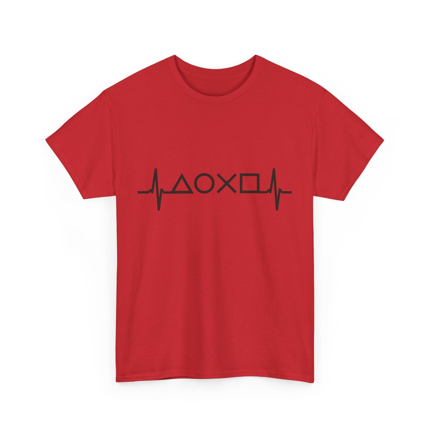 Heartbeat Graphic Tee for Everyday Wear, Cotton T-shirt, Casual Gift, Music Lover Shirt, Trendy Everyday Tee