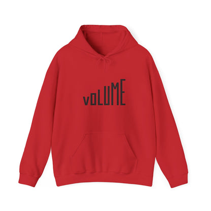 Volume Graphic Unisex Hoodie, Cozy Sweatshirt, Casual Wear, Music Lover Gift, Trendy Streetwear, Lounge Hoodie