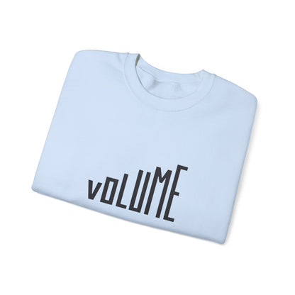 Volume Graphic Unisex Crewneck Sweatshirt - Cozy Casual Wear, Music Lover Gift, Festival Attire, Comfortable Everyday Style, Trendy