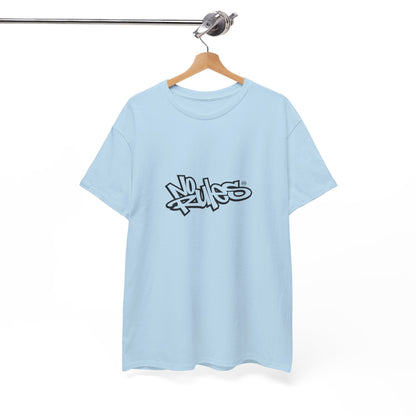 Heavy Cotton Tee with Graffiti Design, Streetwear, Casual Wear, Gift for Her, Gift for Him, Urban Fashion, Everyday Style