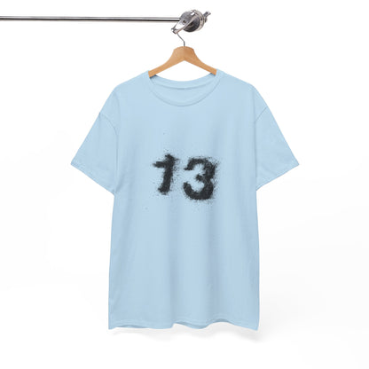 Heavy Cotton Tee with Graphic 13 - Trendy Streetwear, Casual Wear, Gift for Fans, Halloween Apparel, Unique Graphic Tee