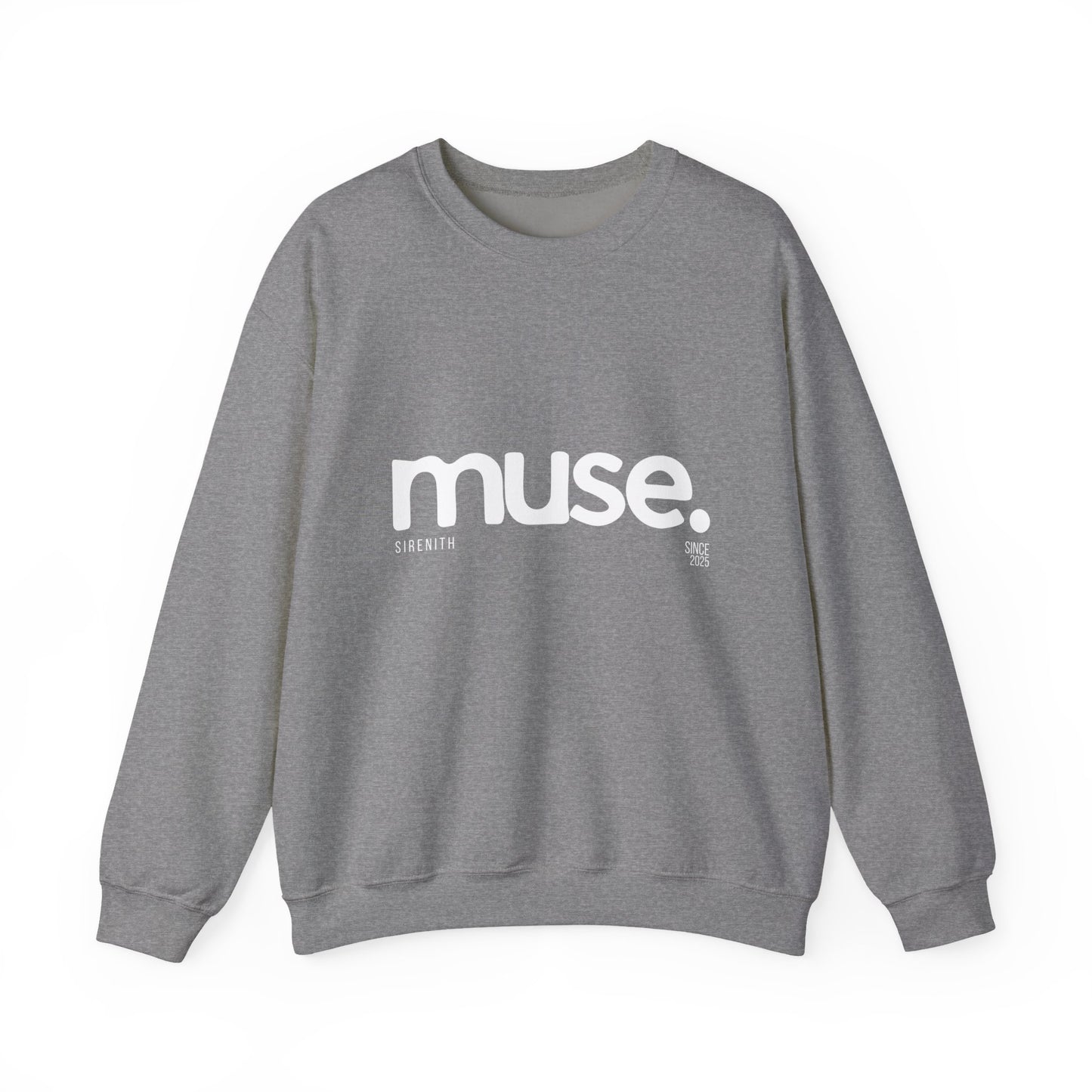 Chic Muse Unisex Heavy Blend Crewneck Sweatshirt, Cozy Casual Style, Gift for Creatives, Fashionable Sweatshirt, Layering Essential