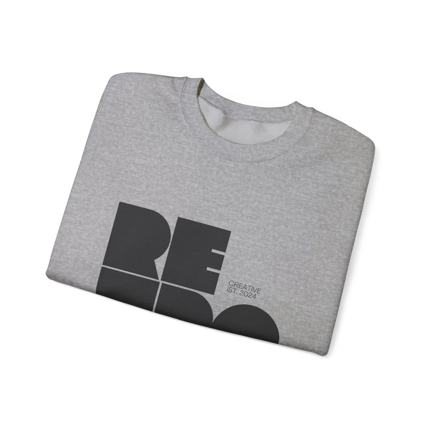 Retro Unisex Heavy Blend Crewneck Sweatshirt, Vintage Style Sweatshirt, Cozy Graphic Crew Neck, Gift for Him or Her, Stylish Casual Wear