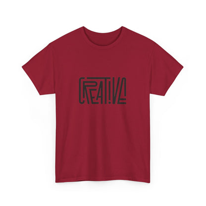 Creative Vibes Heavy Cotton Tee, Artistic T-Shirt for Creatives, Gift for Artists, Daily Wear, Inspiration Tee