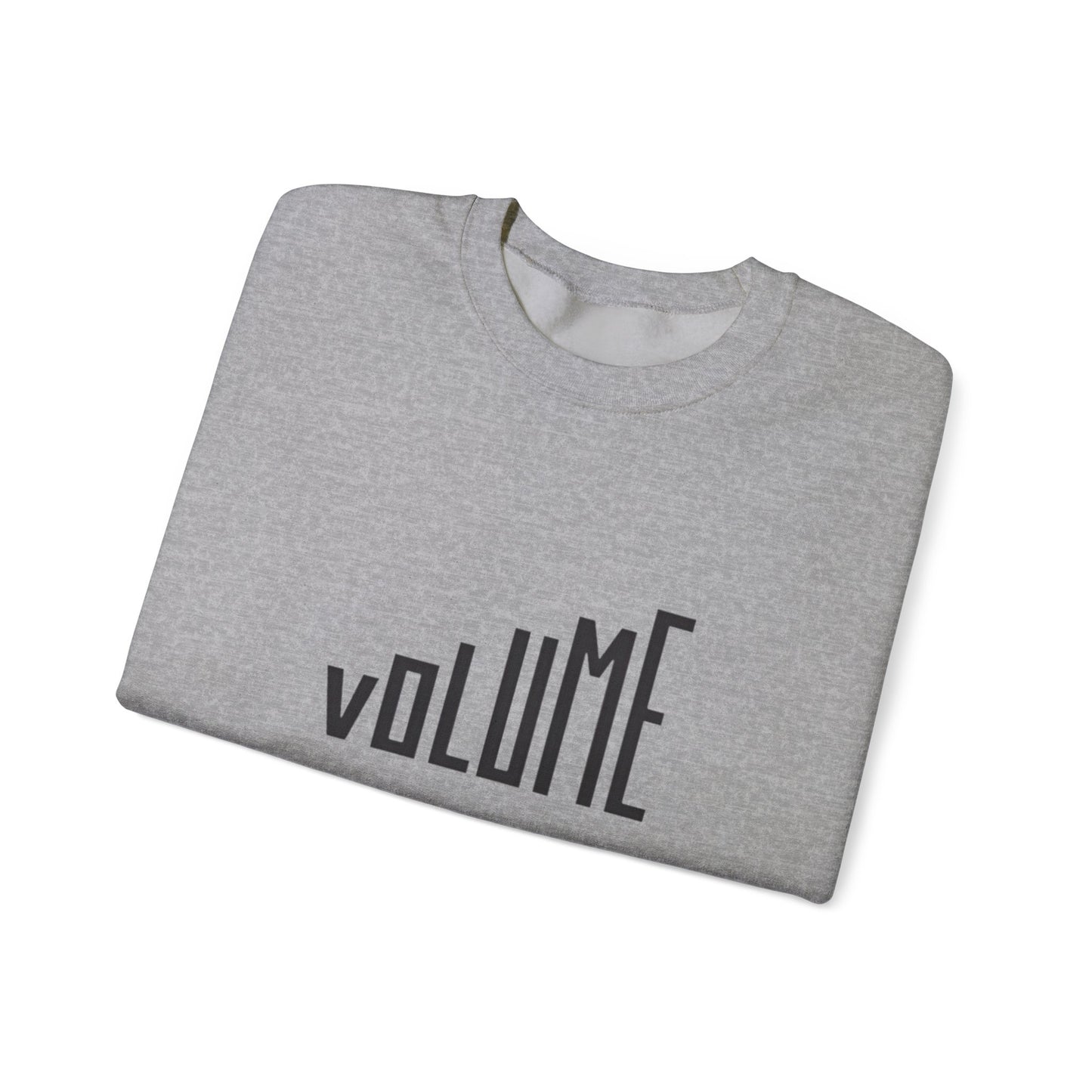 Volume Graphic Unisex Crewneck Sweatshirt - Cozy Casual Wear, Music Lover Gift, Festival Attire, Comfortable Everyday Style, Trendy