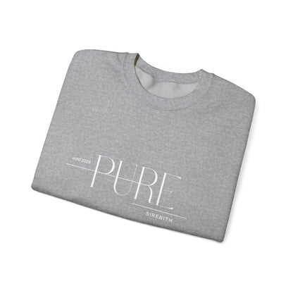 Minimalist Pure Crewneck Sweatshirt for Comfort and Style, Cozy Gift for Friends, Casual Wear, Everyday Comfort, Ideal for Relaxation
