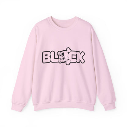 Stylish Unisex Crewneck Sweatshirt - Trendy Block Design, Cozy Winter Apparel, Perfect for Casual Outings, Gift for Friends