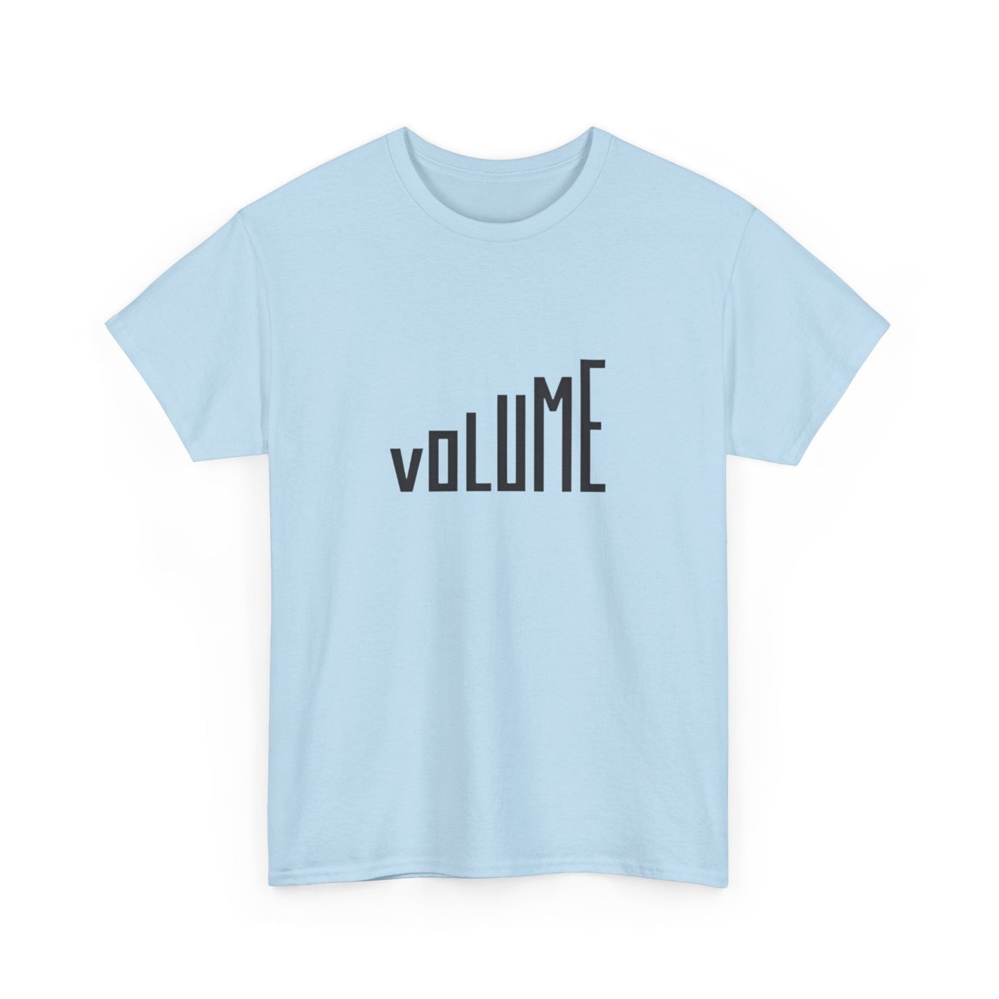 Volume Graphic Heavy Cotton Tee, Music Lover Tee, Casual Tees, Gift for Musicians, Music Festival Shirt