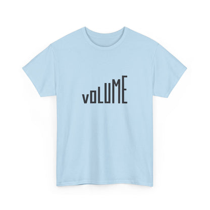 Volume Graphic Heavy Cotton Tee, Music Lover Tee, Casual Tees, Gift for Musicians, Music Festival Shirt