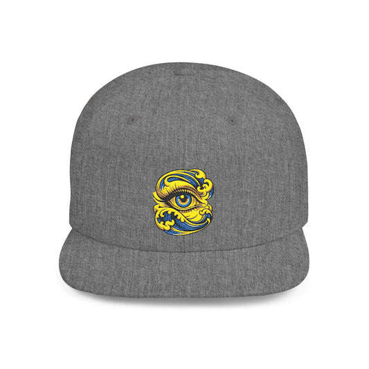 Eye-Catching Embroidered Snapback Hat | Trendy Cap, Casual Accessories, Outdoor Style, Unique Gift, Streetwear Fashion