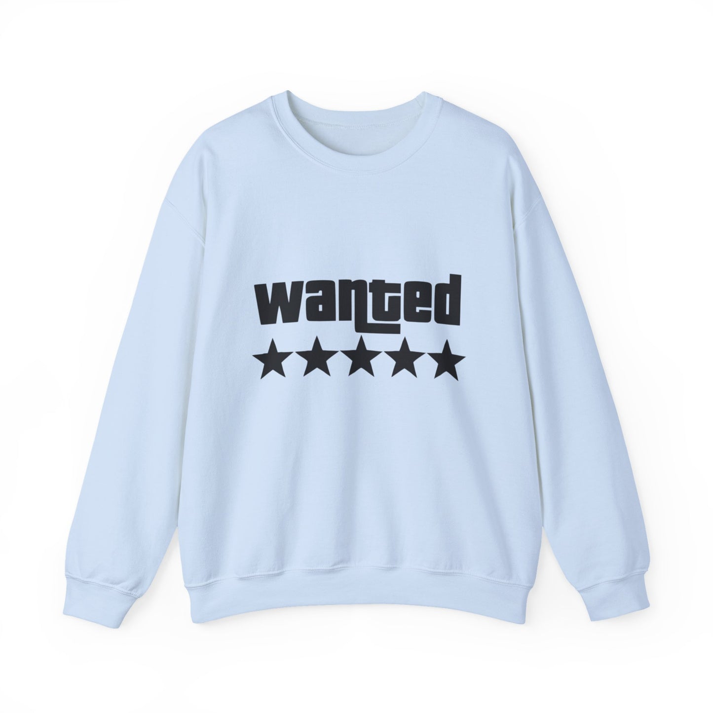 Wanted Stars Unisex Sweatshirt | Cozy Graphic Crewneck | Casual Wear, Unique Gift, Streetwear, Fashion Statement, Holiday Apparel