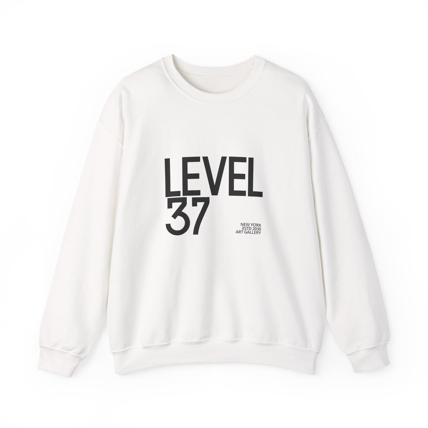 Level 37 Unisex Heavy Blend™ Crewneck Sweatshirt - Gaming Gift, Casual Wear, Birthday Present, Trendy Sweater, Unique Design