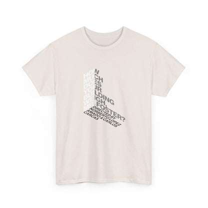 Creative Quote Heavy Cotton Tee | Graphic T-Shirt, Casual Wear, Unique Gift, Everyday Fashion, Statement Piece