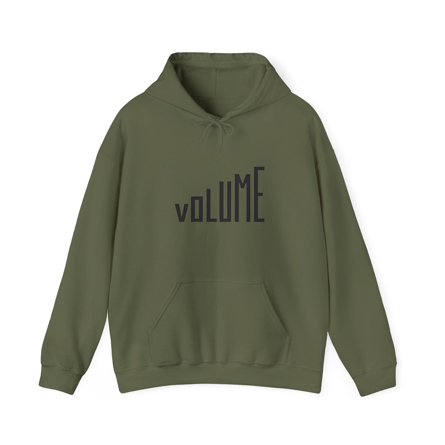 Volume Graphic Unisex Hoodie, Cozy Sweatshirt, Casual Wear, Music Lover Gift, Trendy Streetwear, Lounge Hoodie