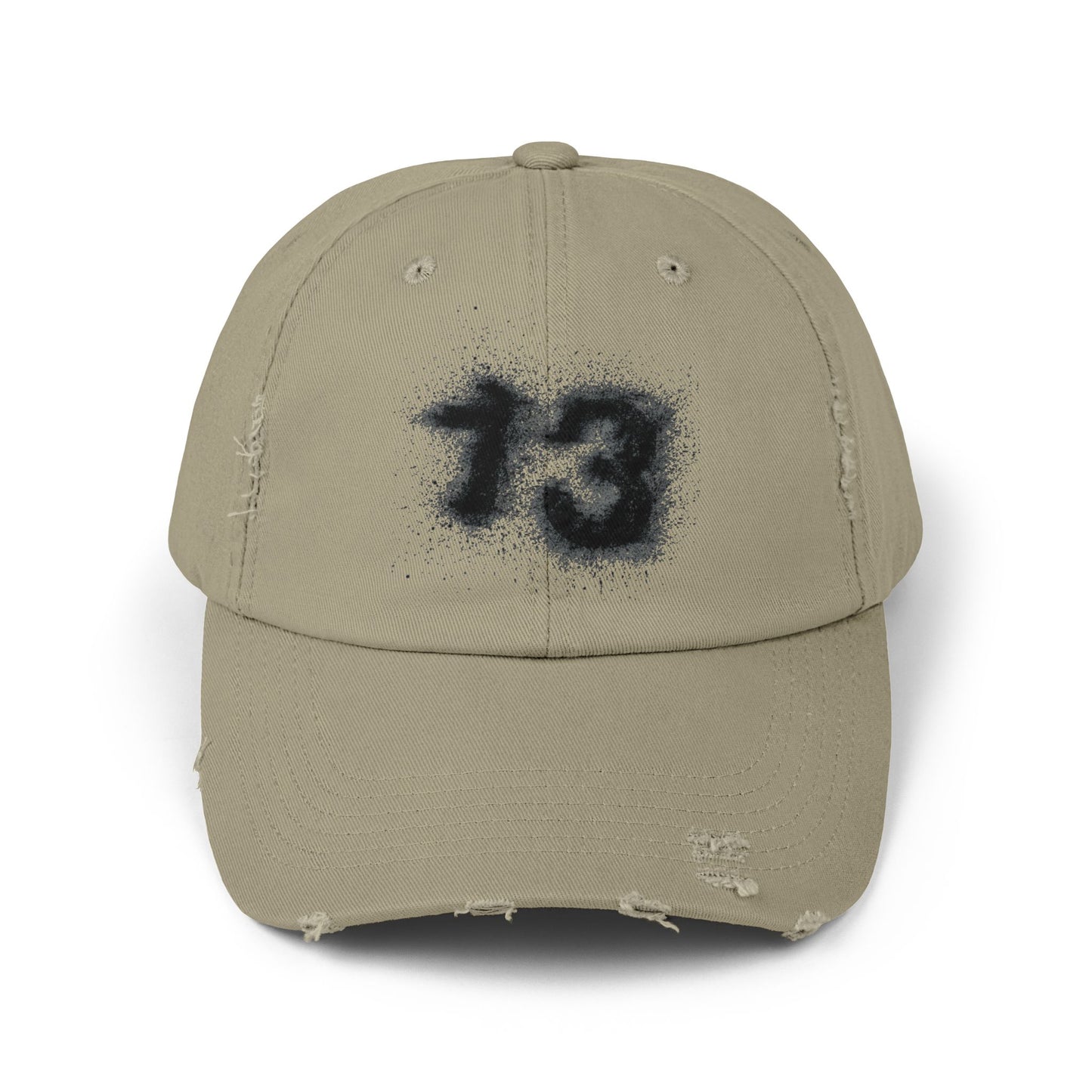 Vintage Distressed Cap for Casual Style, Perfect Gift for Birthdays, Hip Hop Fashion, Everyday Wear, 13 Symbol Design