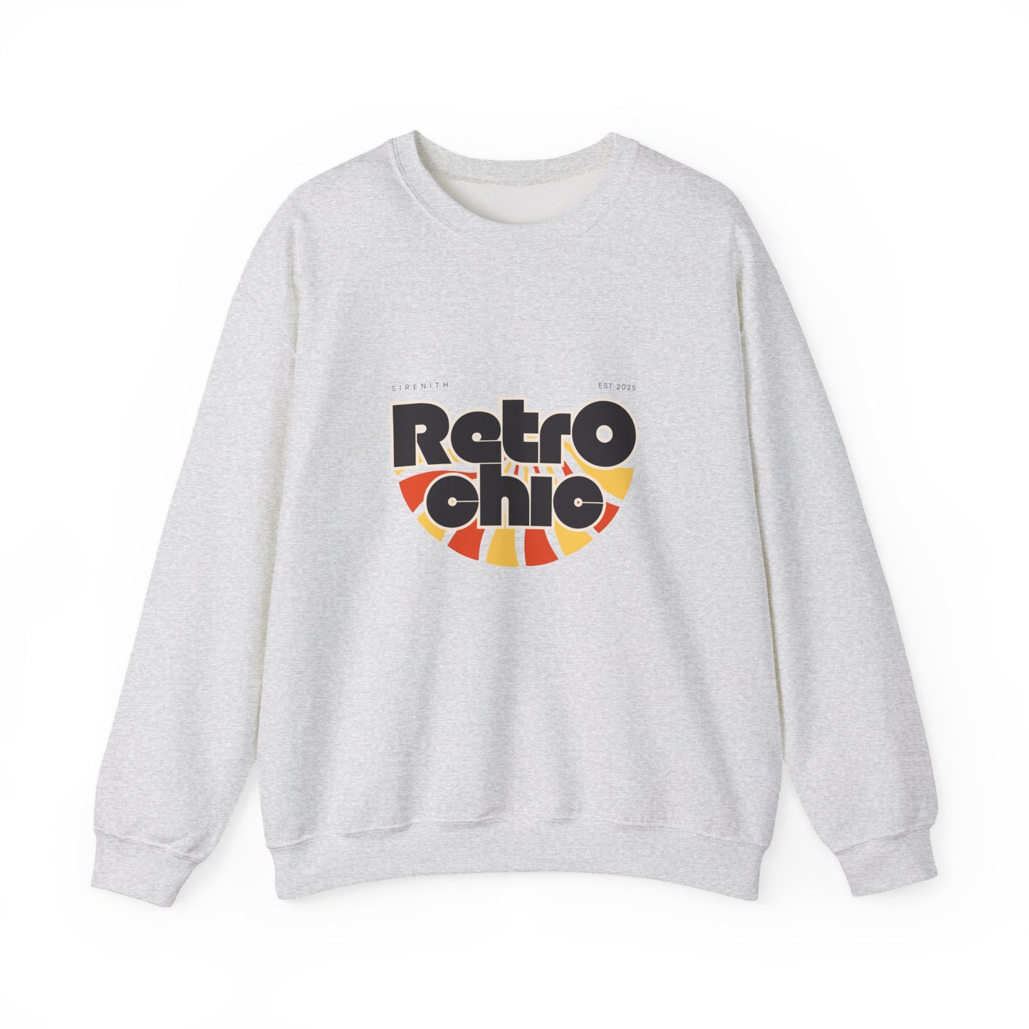 Retro Chic Unisex Crewneck Sweatshirt, Vintage Fashion Sweater, Cozy Casual Wear, Gift for Her, Perfect for Fall