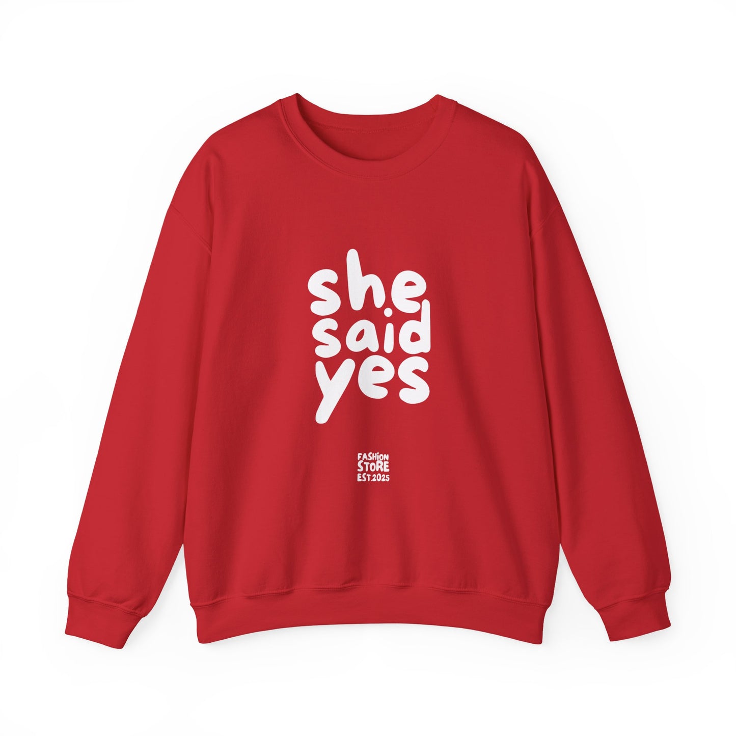 She Said Yes Sweatshirt, Engagement Gift for Bride-to-Be, Cozy Crewneck, Wedding Celebration, Proposal Reminder