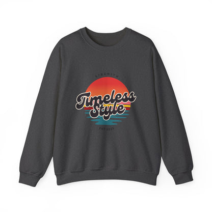 Timeless Style Crewneck Sweatshirt - Cozy Unisex Fashion for Everyday Wear, Perfect Gift, Casual Outfit, Vintage Vibes, Holiday Apparel
