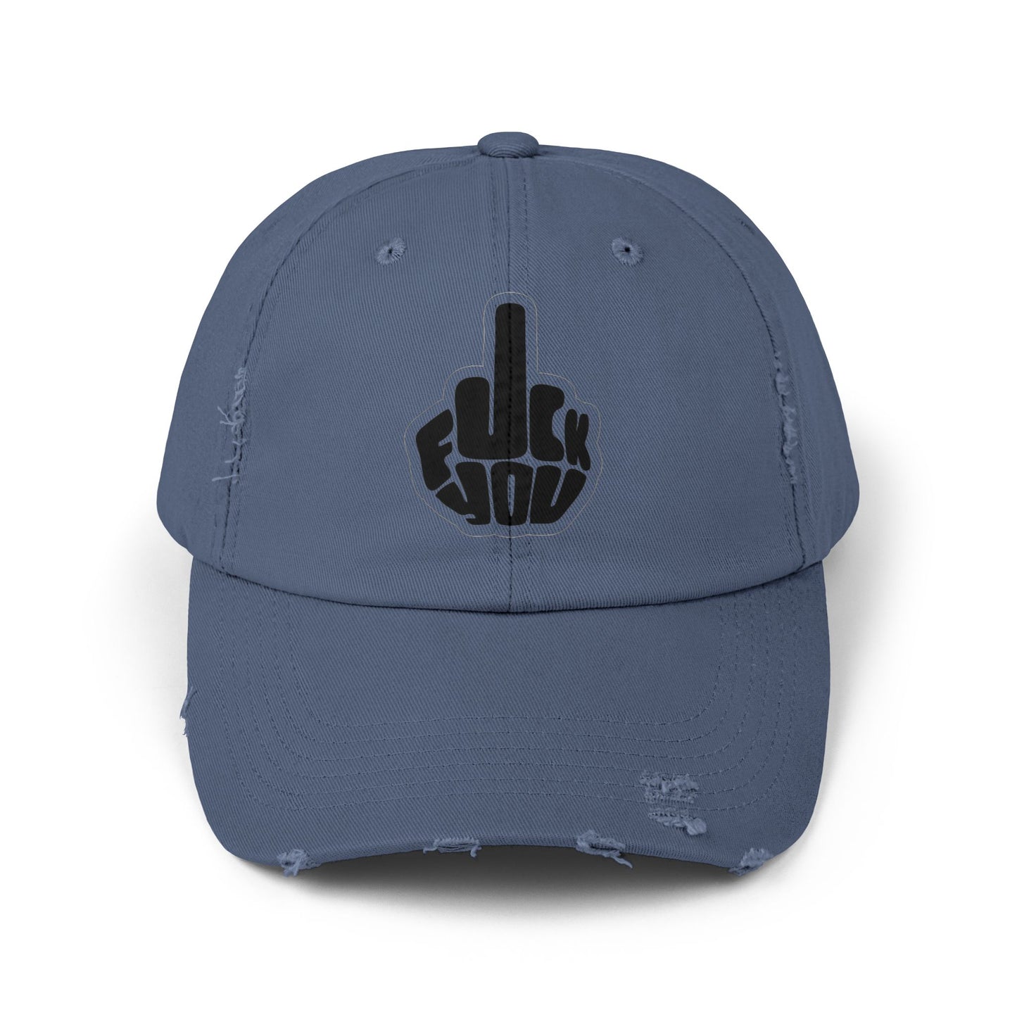 Distressed Attitude Cap, Casual Wear, Gift for Friends, Stylish Headwear, Beach Accessory, Trendy Baseball Cap