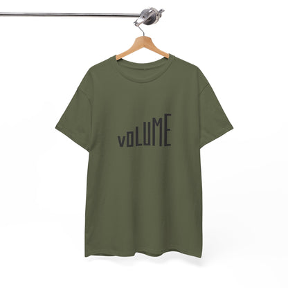 Volume Graphic Tee | Cotton T-Shirt for Music Lovers, Concerts, Gift Idea, Casual Wear, Music Festival