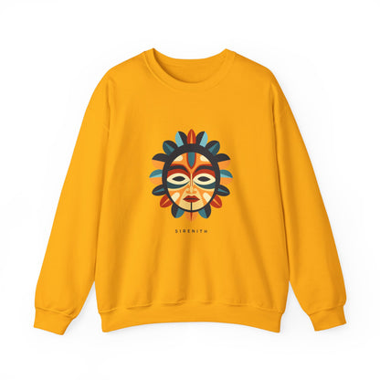 Colorful Art-Inspired Crewneck Sweatshirt, Bohemian Style Sweatshirt, Unisex Fashion Layer, Cozy Gift for Her/Him, Artsy Sweat, Ethnic