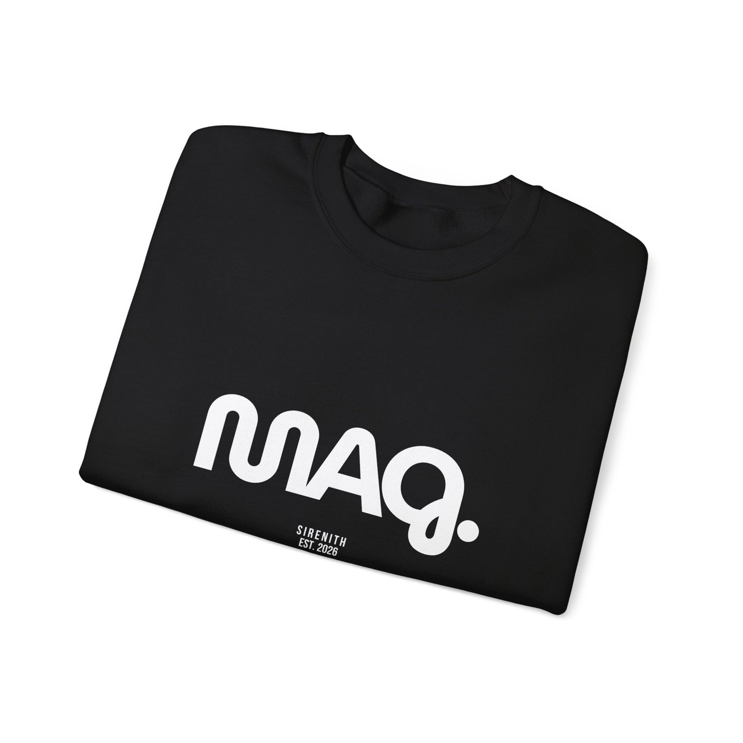 Stylish Unisex Crewneck Sweatshirt with Trendy 'MAQ' Design, Casual Wear, Gift for Him/Her, Cozy Fashion, Everyday Comfort