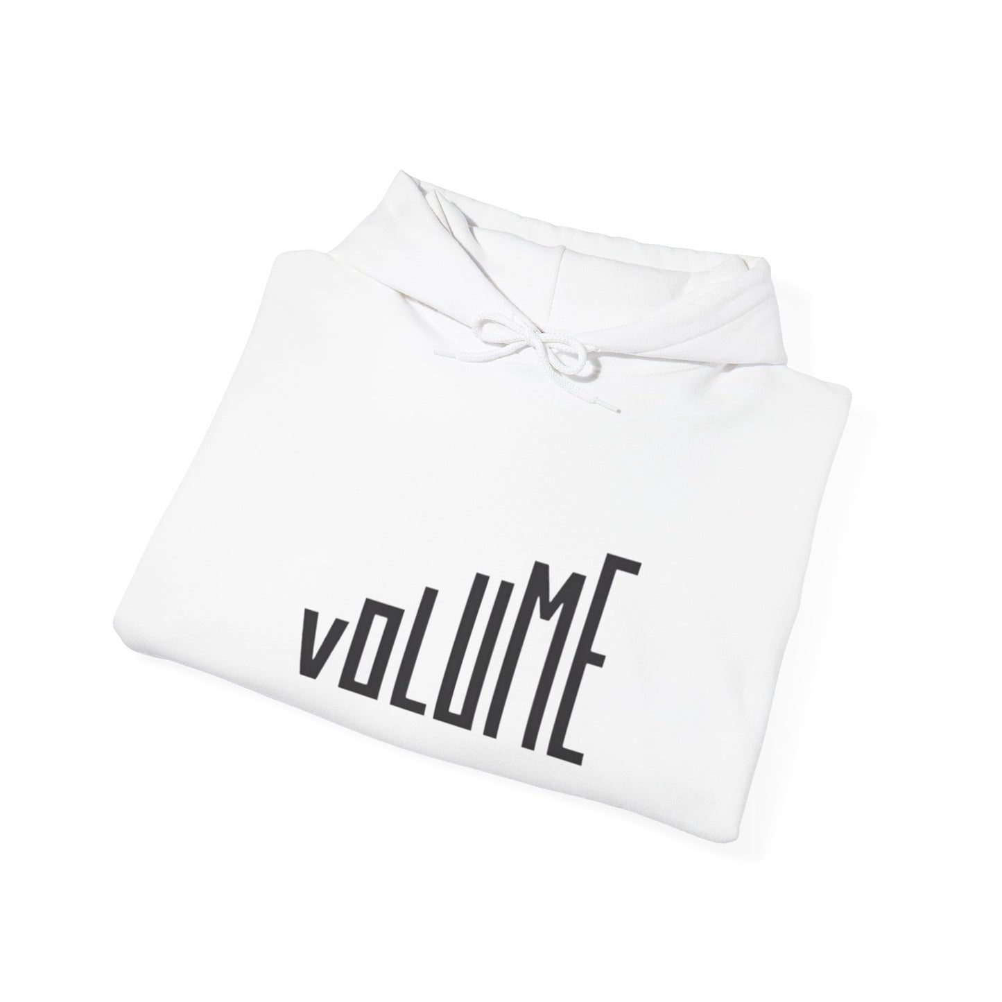 Volume Graphic Unisex Hoodie, Cozy Sweatshirt, Casual Wear, Music Lover Gift, Trendy Streetwear, Lounge Hoodie