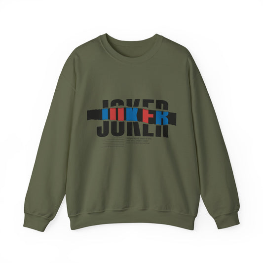 Joker Graphic Sweatshirt - Cozy Unisex Crewneck, Perfect for Casual Wear, Gifts, Movie Fans, Halloween, Streetwear