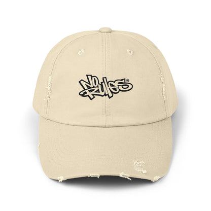 Distressed Cap with Graffiti Design | Trendy Unisex Hat for Everyday Style, Gift for Friends, Casual Wear, Streetwear, Summer Accessory