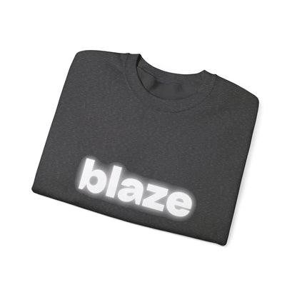 Cozy Unisex Crewneck Sweatshirt - Blaze Design, Comfortable Layering, Gift for Her/Him, Casual Wear, Fall/Winter Essential, Relaxed Fashion