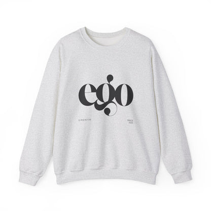 Ego Crewneck Sweatshirt, Cozy unisex apparel, Gift for fashion lovers, Casual wear, Perfect for winter, Graphic sweatshirt for