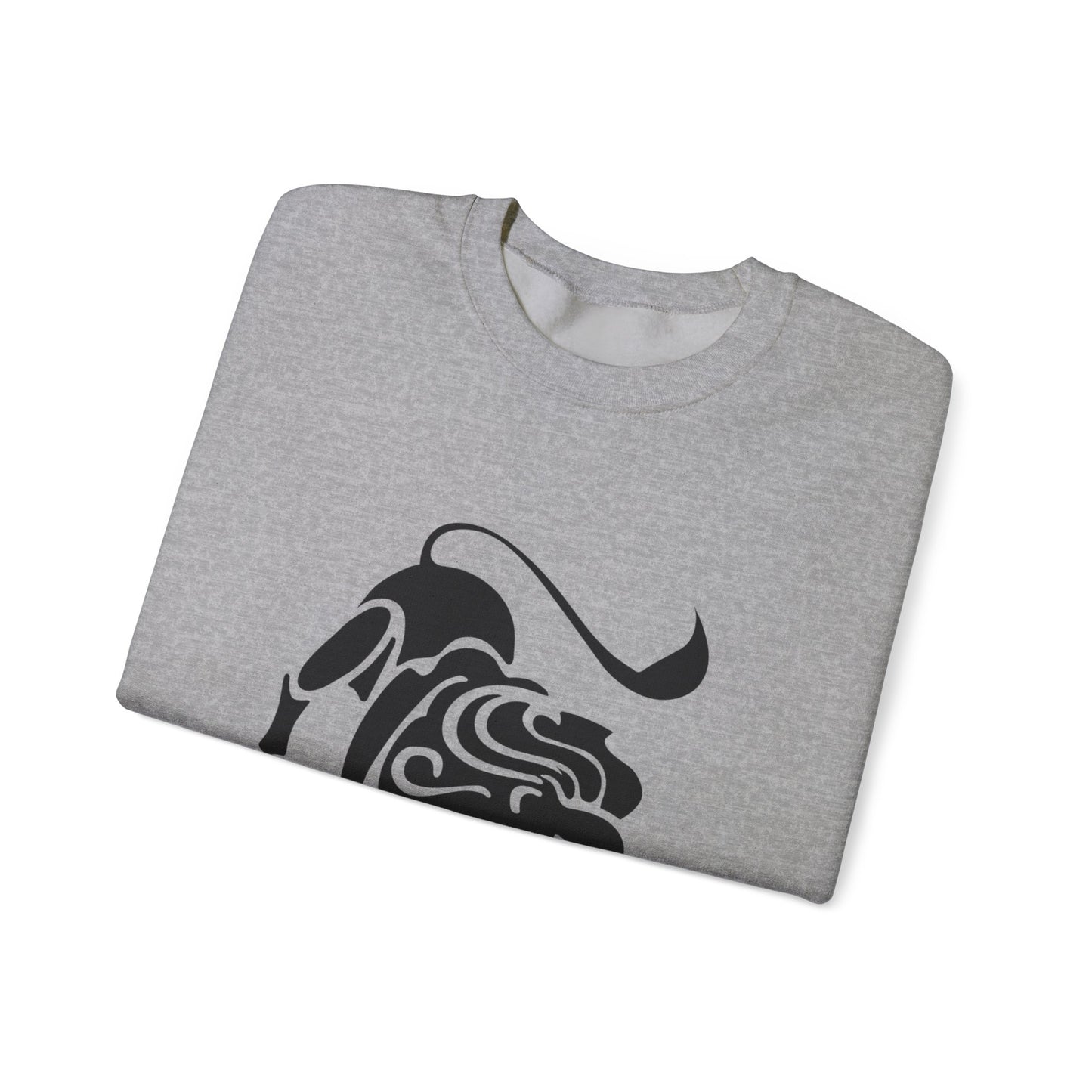 Fierce Lion Crewneck Sweatshirt | Unisex Heavy Blend for Everyday Comfort, Casual Fashion, Gift for Animal Lovers, Cool Sweatshirt