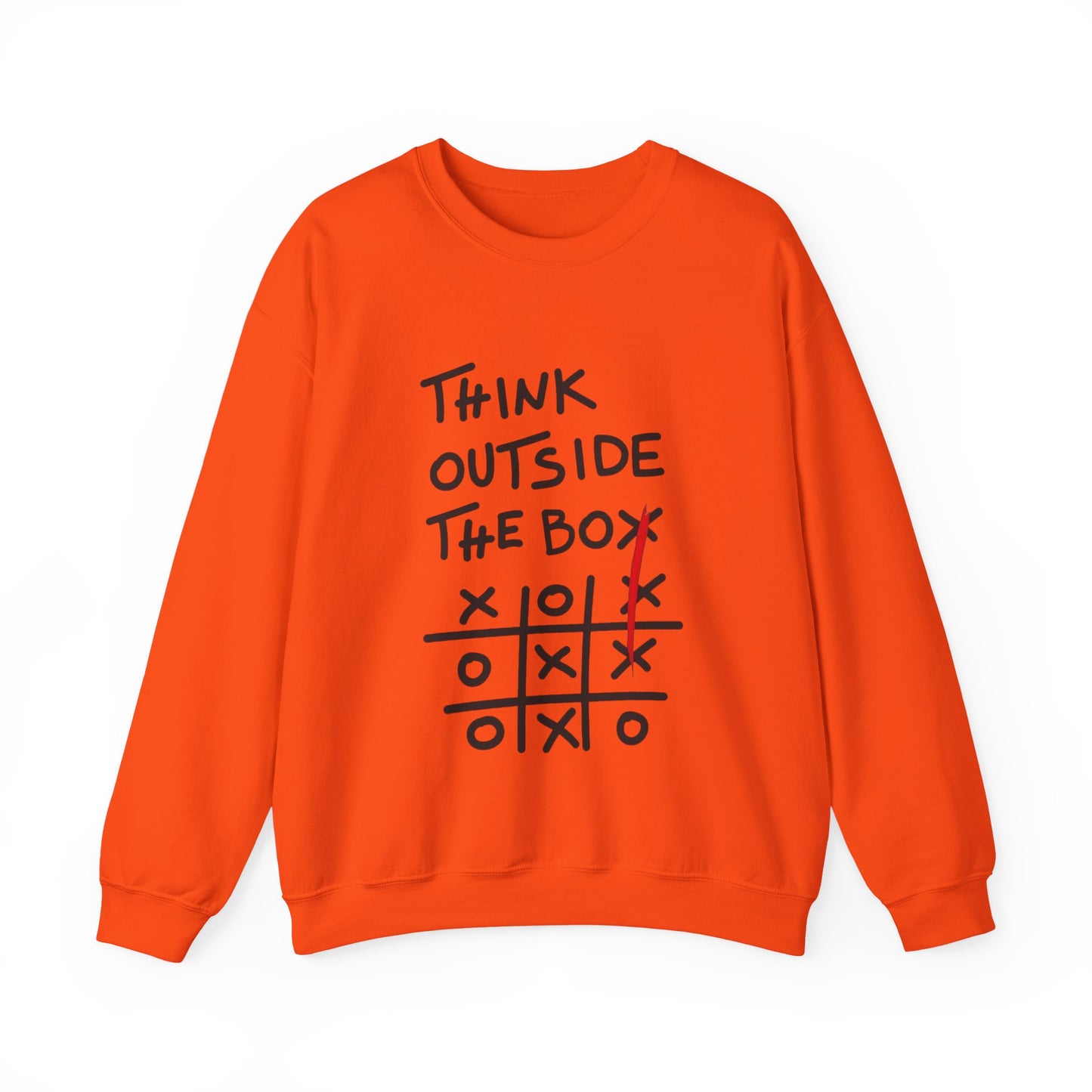 Creative Thinking Sweatshirt, Gift for Entrepreneurs, Cozy Crewneck, Motivational Apparel, Perfect for Casual Days