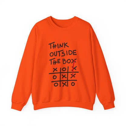 Creative Thinking Sweatshirt, Gift for Entrepreneurs, Cozy Crewneck, Motivational Apparel, Perfect for Casual Days