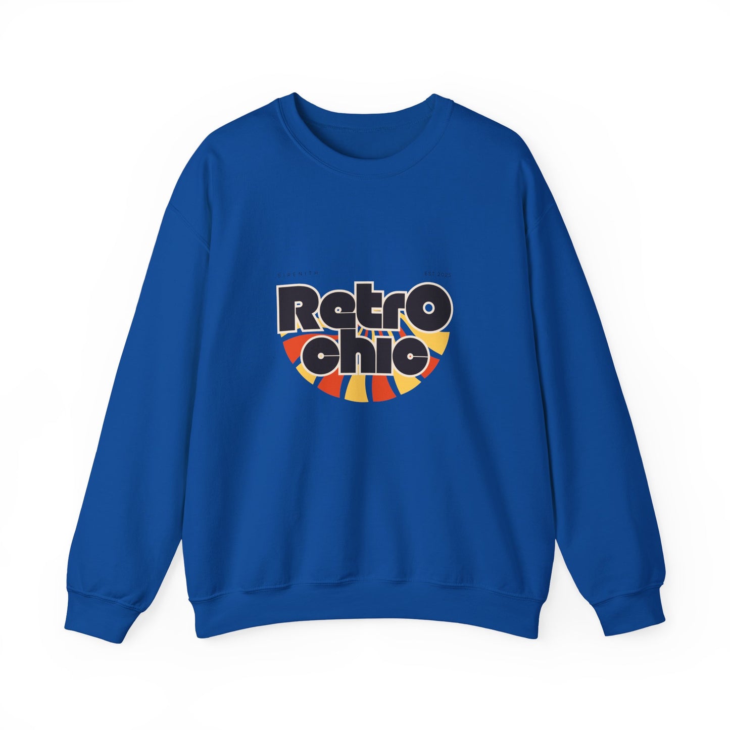 Retro Chic Unisex Crewneck Sweatshirt, Vintage Fashion Sweater, Cozy Casual Wear, Gift for Her, Perfect for Fall