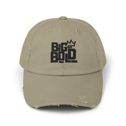 Unisex Distressed Cap with Customizable Band, Trendy Hat for Casual Outfits, Perfect Gift, Adjustable Dad Hat, Summer Accessory