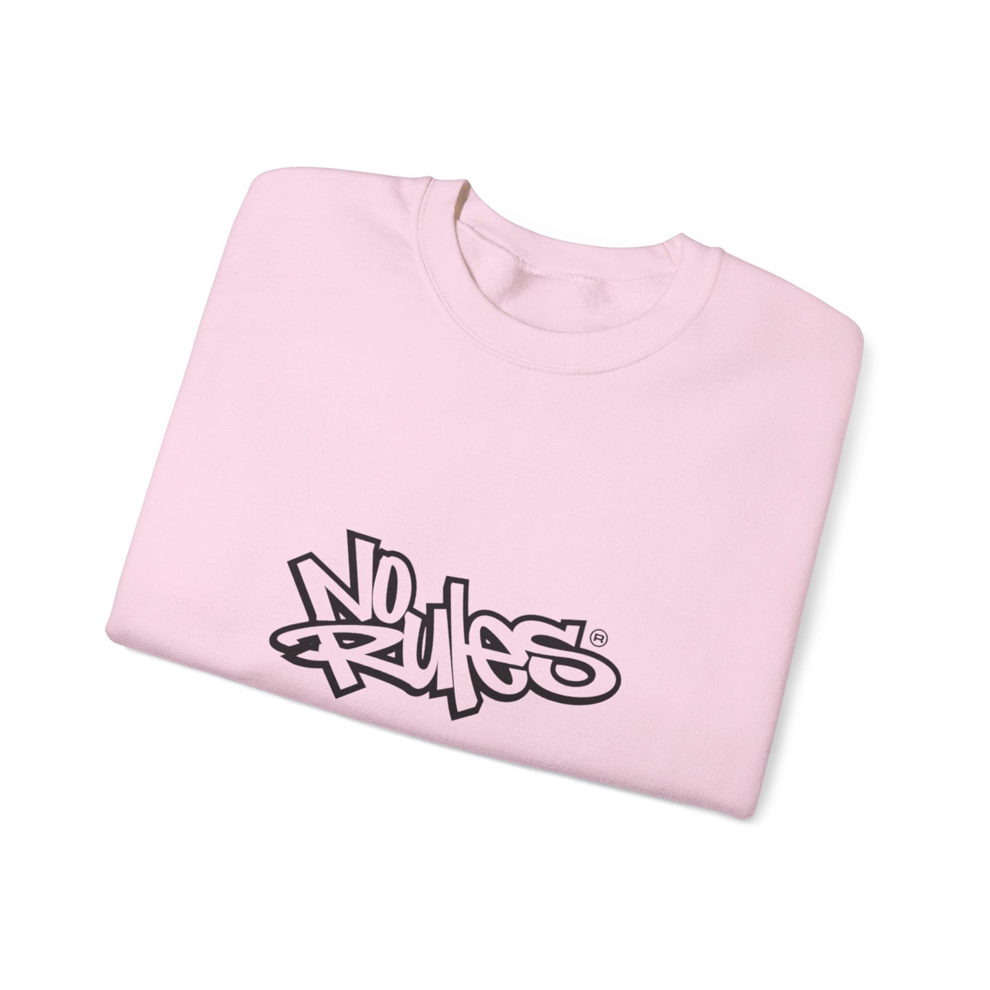 No Rules Crewneck Sweatshirt, Urban Streetwear, Casual Outfit, Gift for Friends, Cozy Lounge Wear