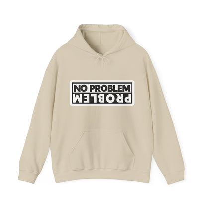 No Problem Graphic Hoodie, Unisex Cozy Sweatshirt, Casual Streetwear, Gift for Friends, Everyday Wear, Fun Fashion
