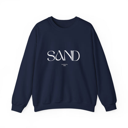 Stylish Unisex Sweatshirt with 'SAND' Design | Cozy Casual Wear, Gift for Beach Lovers, Perfect for Summer Vacations, Relaxing Days Out