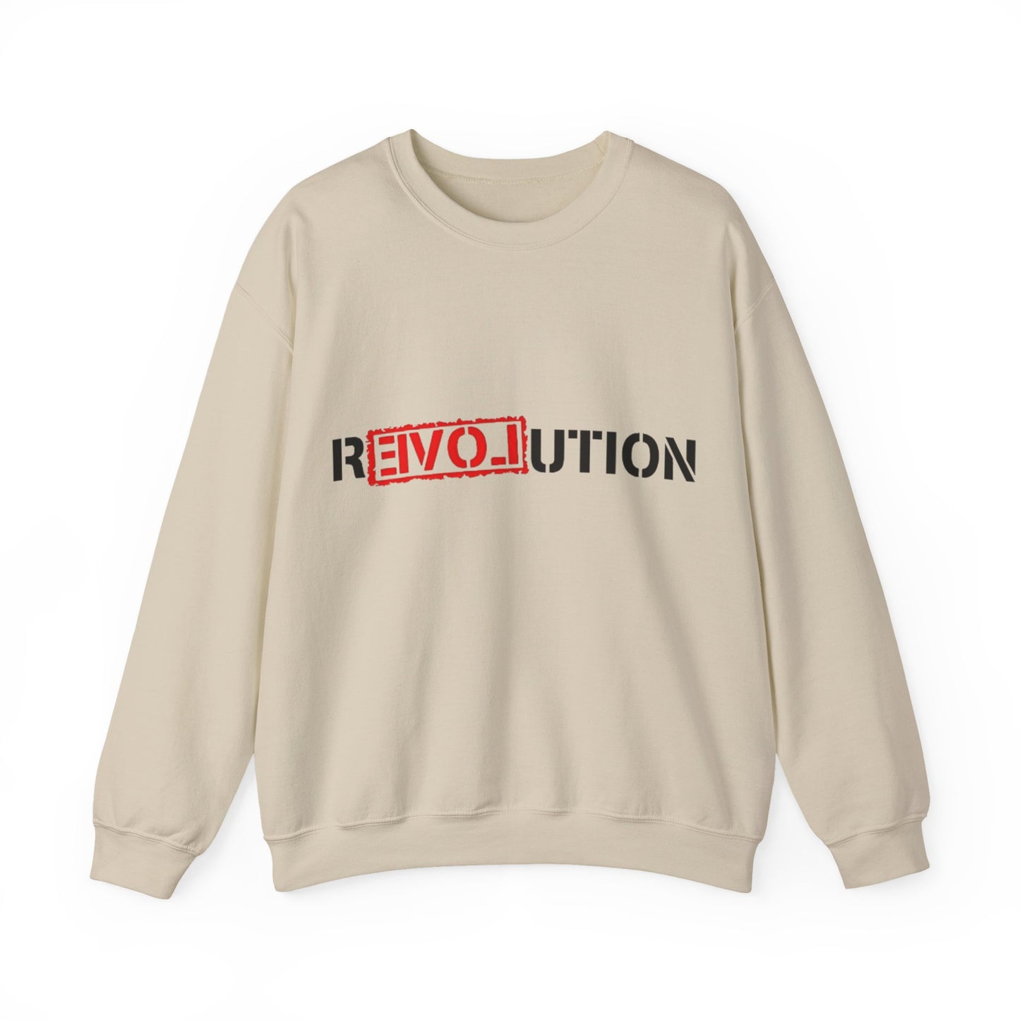 Revolutionary Crewneck Sweatshirt, Casual Wear, Gift for Activists, Trendy Fashion, Comfortable Hoodie Alternative, Everyday Style