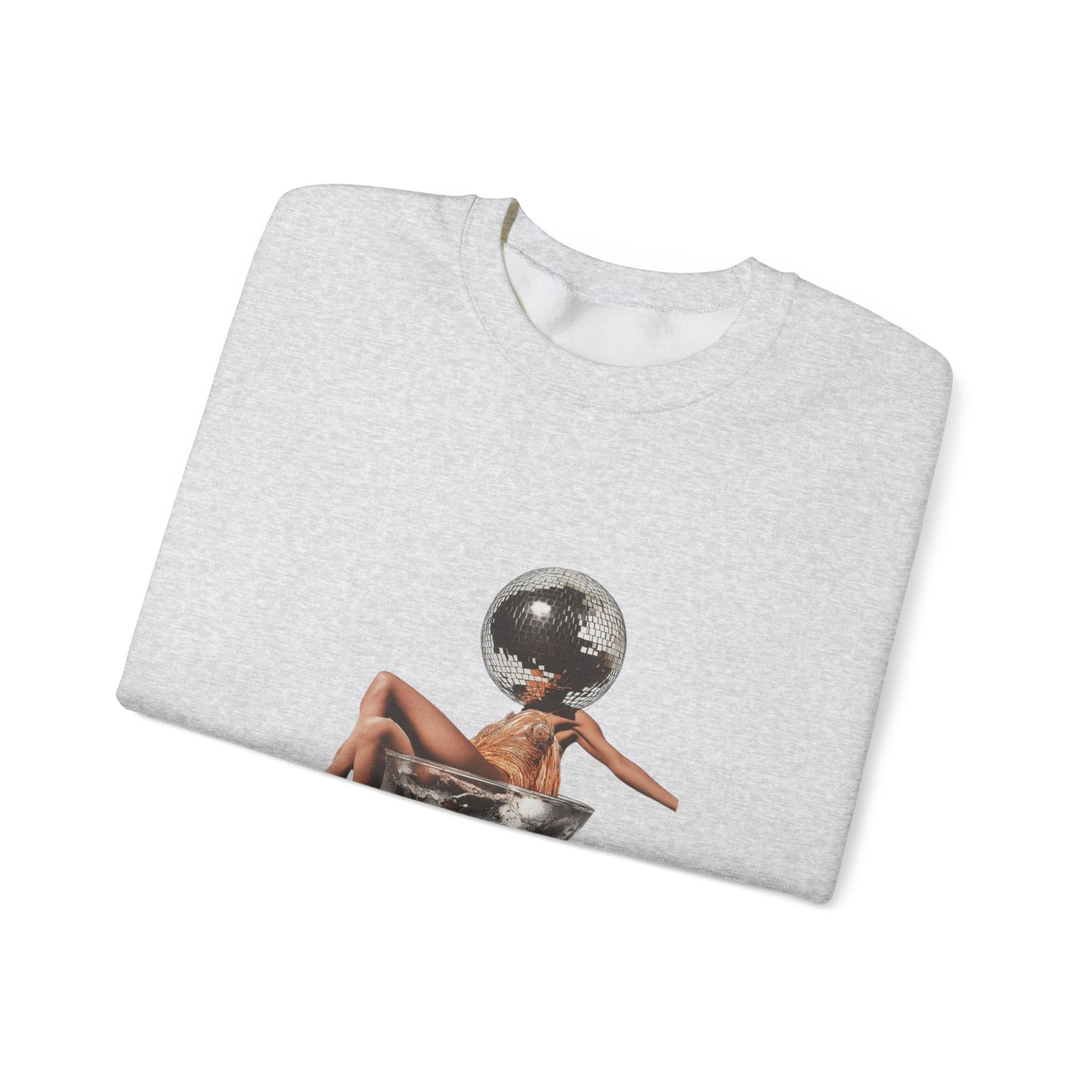 Stylish Party Vibe Crewneck Sweatshirt | Funky Fashion, Casual Wear, Unisex Gift, Trendy Outfit, Statement Sweatshirt